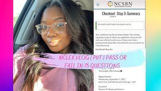 NCLEX RN VLOG + LIVE RESULTS (PEARSON VUE TRICK)