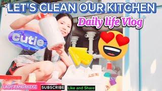 DAILY LIFE VLOG | LET'S CLEAN OUR KITCHEN | LADY PANDAKEKZ |#shortvideo #viralvideos #ofwsingapore