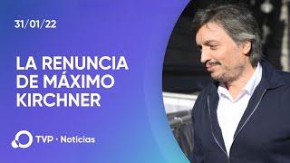 Máximo Kirchner renunció a la presidencia del bloque del Frente de Todos en Diputados