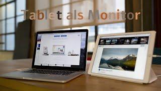 So verwandelst du dein Tablet in einen zweiten Monitor // Spacedesk tutorial Deutsch