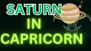 Saturn in Capricorn: Structure, Discipline, and More! 🪐️