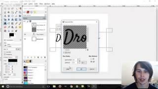 How to Add a Drop Shadow to Text with GIMP