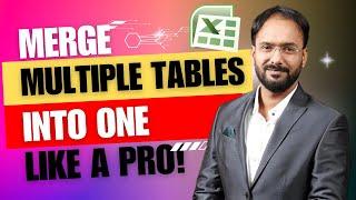 Master Excel: Merge Multiple Tables into One Like a Pro | How to Use Consolidate in MS Excel