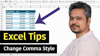 Excel Tips: How to Change Comma Style and Decimal Places?