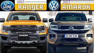 ford RANGER 2023 vs AMAROK 2023 | off-road, interior, price | 4×4 | fighters ( Hilux,raptor,dmax)