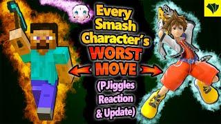 Every Smash Character's WORST Move (PJiggles Reaction Plus DLC)