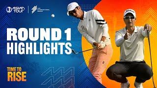 Chang and Sadom set the pace with 64s | Rd 1 Highlights | PIF Saudi International