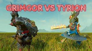 Tyrion VS Grimgor Ironhide. 10 duels. Total War Warhammer 2