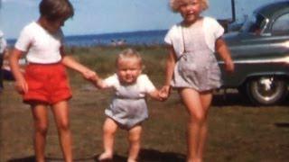 video from 1957 people in Sweden, Kalmar, Öland, Vitasand mm