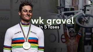 Oppermachtige Mathieu van der Poel verwijst Belgen naar ereplaatsen op WK gravel