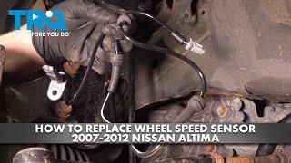 How to Replace Wheel Speed Sensor 2007-2012 Nissan Altima