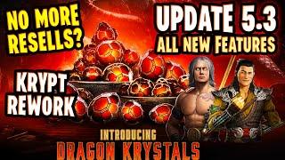 MK Mobile Update 5.3 HUGE Sneak Peak. New Currency. New Characters. Krypt Changes and MORE!