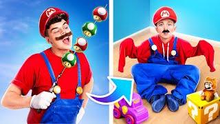 Братья Супер Марио в реальной жизни! Если бы Супер Марио стал ребенком!