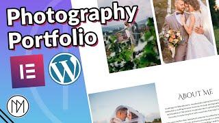 How to Make Photography Landing Page Wordpress Website 2024 with Elementor