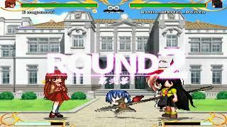 Mugen EFZ - E Nagamori (1p) vs Battle Master Reisen (1p)