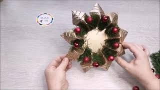 Christmas DIY decorations from toilet paper rolls, 2 interesting ideas for Christmas decorations