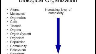 Biology 1010 Lecture 1 Intro to Biology