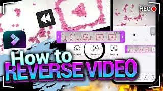 How to make Reverse Videos on FilmoraGo (iOS) | Play Video Backwards