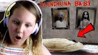 SLENDRINA'S BABY FOUND!! GRANNY HIDES in Slendrina: Asylum Game (ENDING)