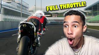Trying NEW 1000cc Moto GP in TrackDayR for the First Time!