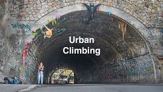 Bizarre Urban Climbing Tunnel in Barcelona