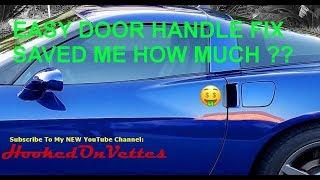 HELP! How to Fix Difficult To Open C6 Corvette Door Handle/Pressure Plate