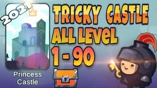 Tricky Castle ALL Levels 1 - 90 | Princess Castle Solution | Walkthrough