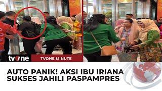 Nyaris Tabrak Kaca, Ibu Iriana Bikin Panik Paspampres | tvOne Minute