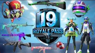 ROYAL PASS SEASON 19 LEAKS PUBG MOBILE SEASON 19 1 TO 100 RP..