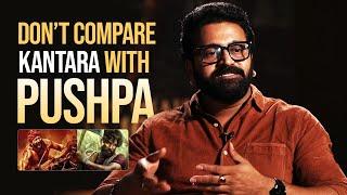 Kantara Hero Rishab Shetty About Comparisons With Pushpa | Manastars