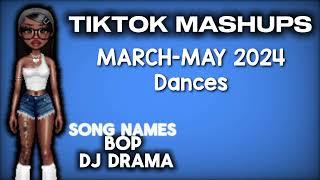 (CLEAN) 🫧🪥 TIKTOK MASHUPS MARCH - MAY 2024 DANCES + SONG NAMES (read desc) -AR1AN3