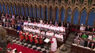 The Royal Wedding Ceremony - Westminster Abbey Choir - This is the day (by John Rutter)