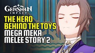Mega Meka Melee Event Story Part 2 HD Complete | Toy War: Heating Up Caron & Livre | Genshin Impact