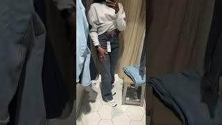 Stradivarius jeans try on  #shorts #clothing #stradivarius #haul