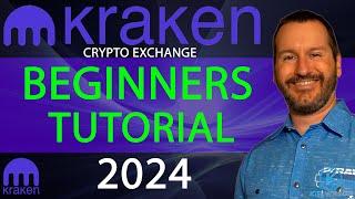 KRAKEN - CRYPTO EXCHANGE - BEGINNERS TUTORIAL - 2024 - HOW TO BUY BITCOIN AND CRYPTO ON KRAKEN