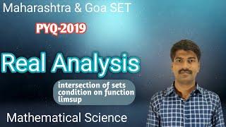 Real Analysis || Mathematical Analysis || MHSET- 2019 ( Set D, p-5 to 7)