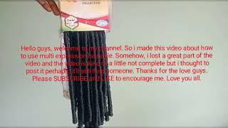 How to do multi expression hair extension