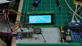 STM32F411 BlackPill Board RTC & I2C LCD