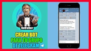 Crear Bot para tu Grupo de Telegram con [BOTFATHER](2023)