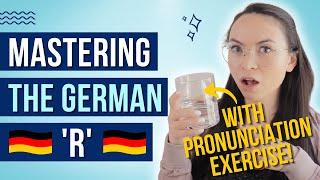 Correct Pronunciation of the German 'R' (PLUS EXERCISE!) | German Lesson for beginners