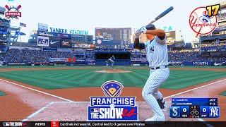 MLB The Show 24 New York Yankees vs Seattle Mariners - Franchise Mode #17 - Gameplay PS5 HD 60fps