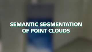 Semantic segmentation of point clouds