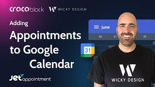 How to Add Appointments to Google Calendar?  | JetAppointment & Make