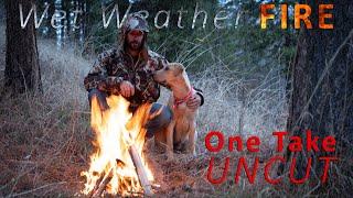 What Survivalists DON’T SHOW You! Fire in the Rain without Matches? UNCUT