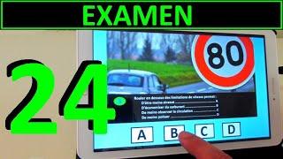 Code de la route 2024 #24 - Examen