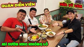 Diễn Viên Hứa Vỹ Văn Ngơ Ngác Với Tô MÌ SƯỜN KHO Khổng Lồ Dương Doubar Bí Mật Mừng Quán Khai Trương.