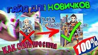 ГАЙД ДЛЯ НОВИЧКА ПО  TALES OF WIND/Как стать ПРО с нуля