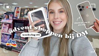 Adventskalender shoppen bij DM + iPhone 16 unboxing  | weekvlog #4 | Make Me Blush