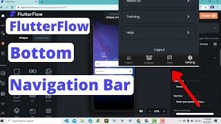 FlutterFlow - Bottom Navigation Bar