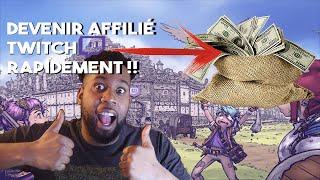 Devenir affilié Twitch rapidement en 2021 !?!? (Twitch astuces)